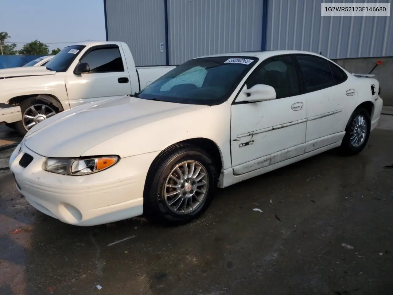 2003 Pontiac Grand Prix Gtp VIN: 1G2WR52173F146680 Lot: 59280265