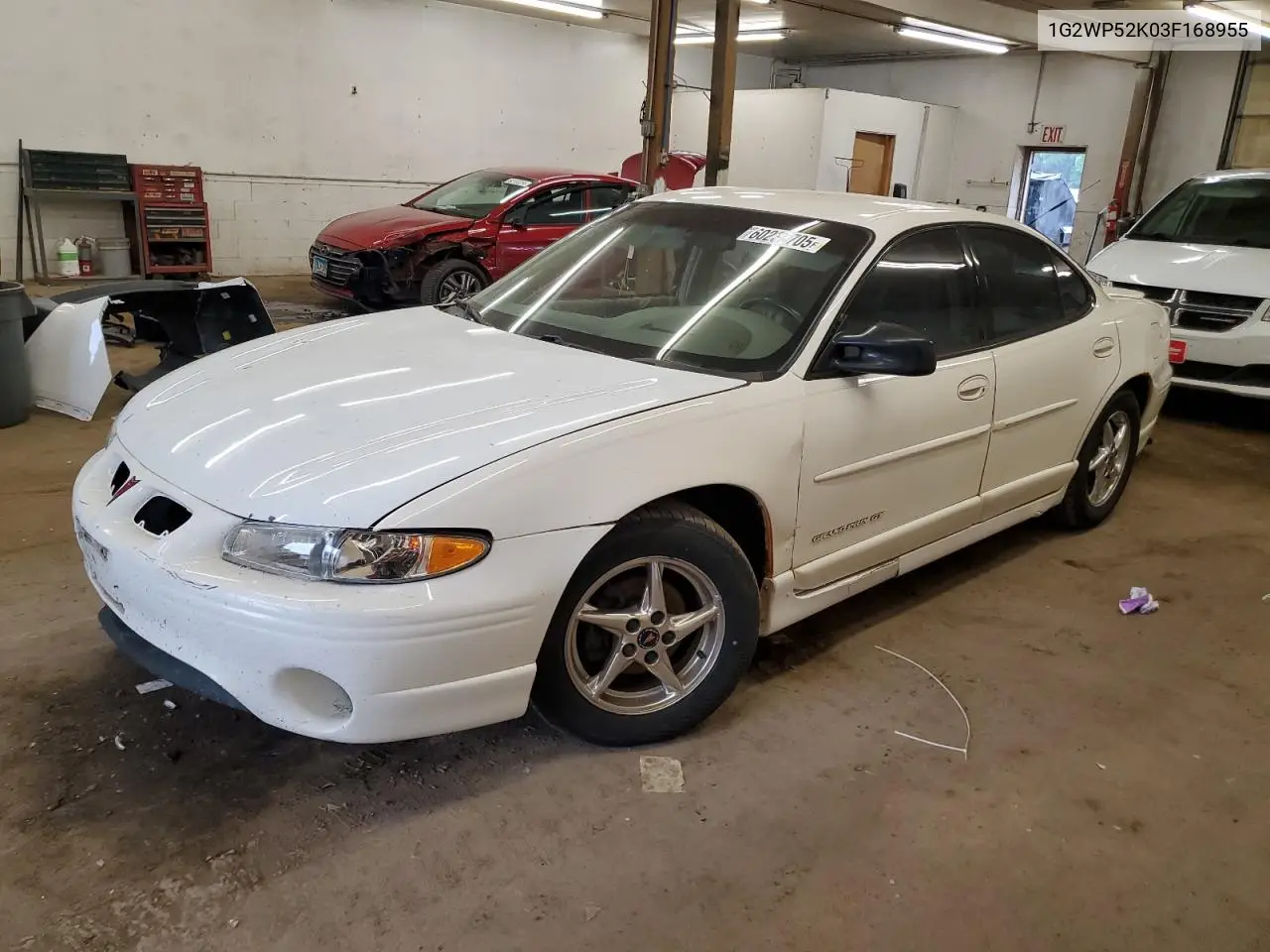2003 Pontiac Grand Prix Gt VIN: 1G2WP52K03F168955 Lot: 60233705