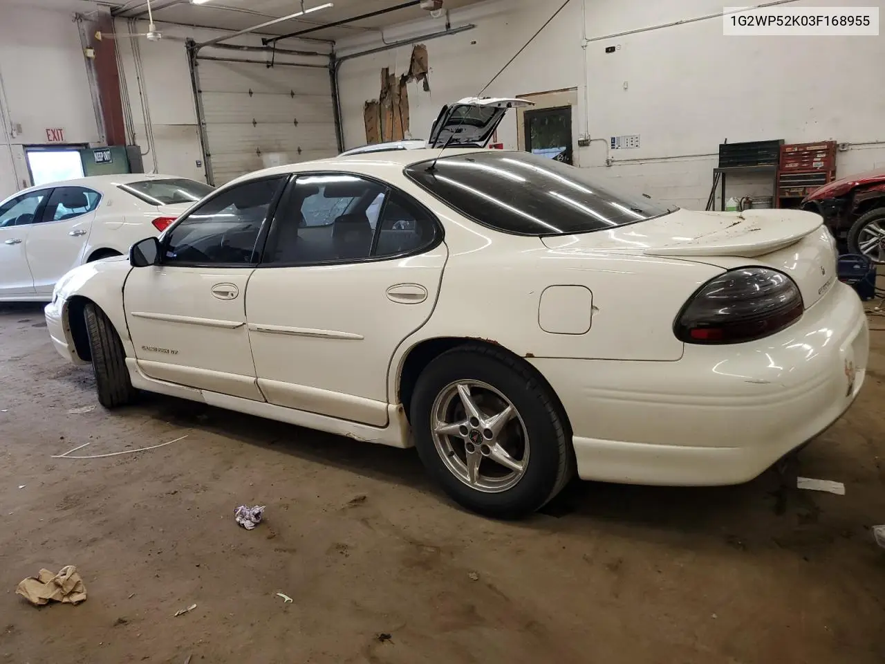 2003 Pontiac Grand Prix Gt VIN: 1G2WP52K03F168955 Lot: 60233705