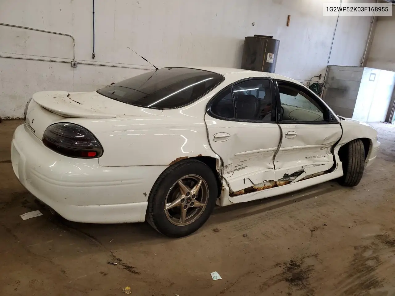 2003 Pontiac Grand Prix Gt VIN: 1G2WP52K03F168955 Lot: 60233705