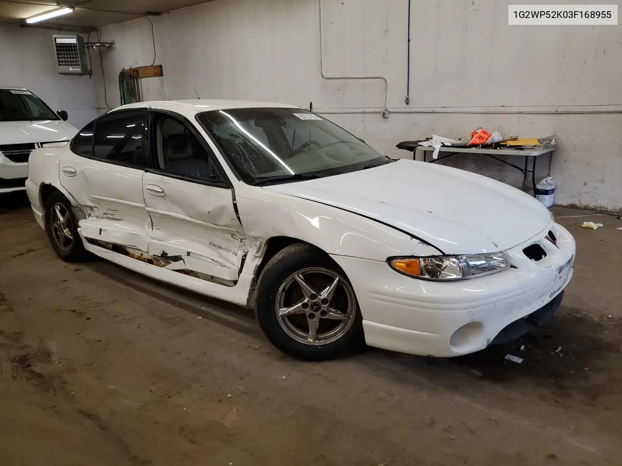 2003 Pontiac Grand Prix Gt VIN: 1G2WP52K03F168955 Lot: 60233705