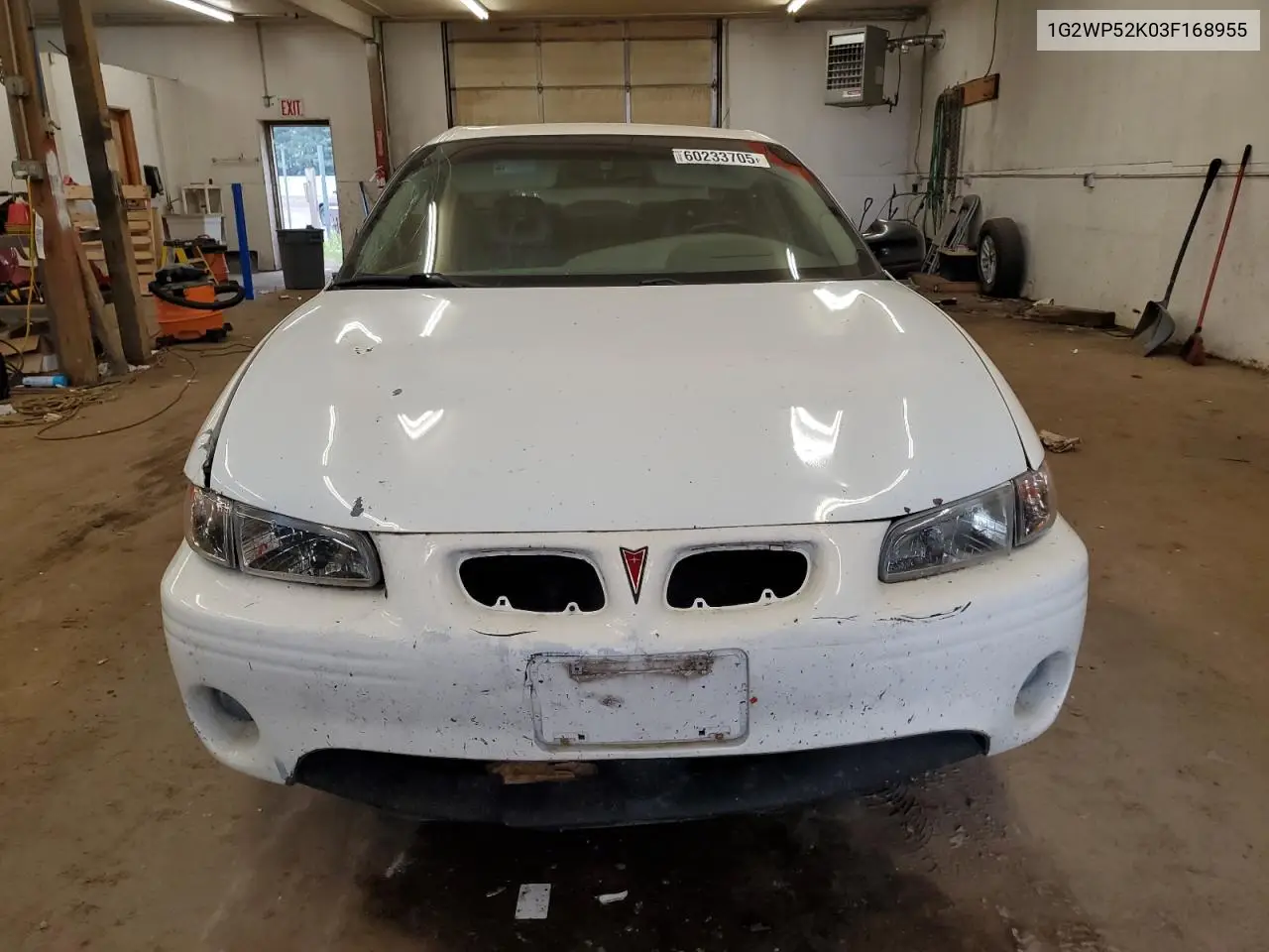 2003 Pontiac Grand Prix Gt VIN: 1G2WP52K03F168955 Lot: 60233705