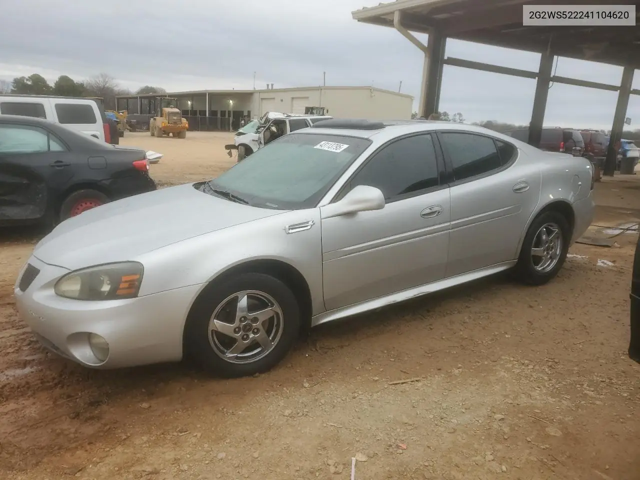 2004 Pontiac Grand Prix Gt2 VIN: 2G2WS522241104620 Lot: 43113795