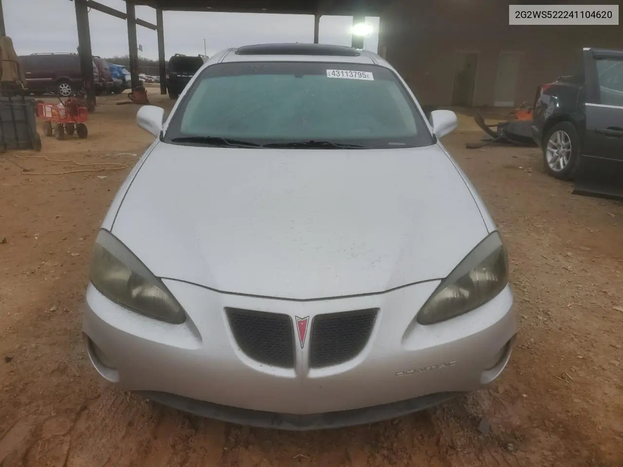 2004 Pontiac Grand Prix Gt2 VIN: 2G2WS522241104620 Lot: 43113795
