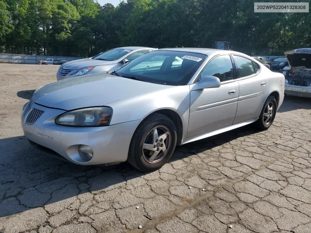 2004 Pontiac Grand Prix Gt VIN: 2G2WP522041328308 Lot: 55343585