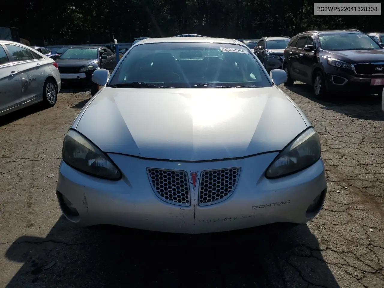 2004 Pontiac Grand Prix Gt VIN: 2G2WP522041328308 Lot: 55343585