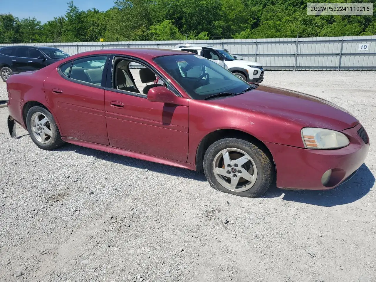 2004 Pontiac Grand Prix Gt VIN: 2G2WP522241119216 Lot: 55467295