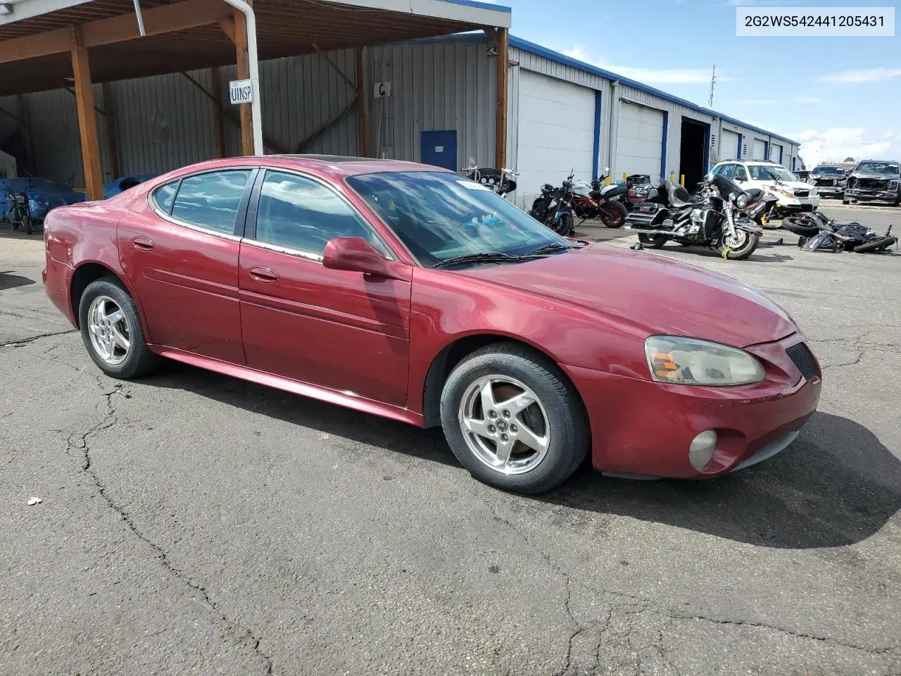 2004 Pontiac Grand Prix Gt2 VIN: 2G2WS542441205431 Lot: 55846295