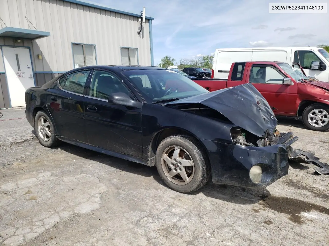 2004 Pontiac Grand Prix Gt VIN: 2G2WP522341148109 Lot: 55930595