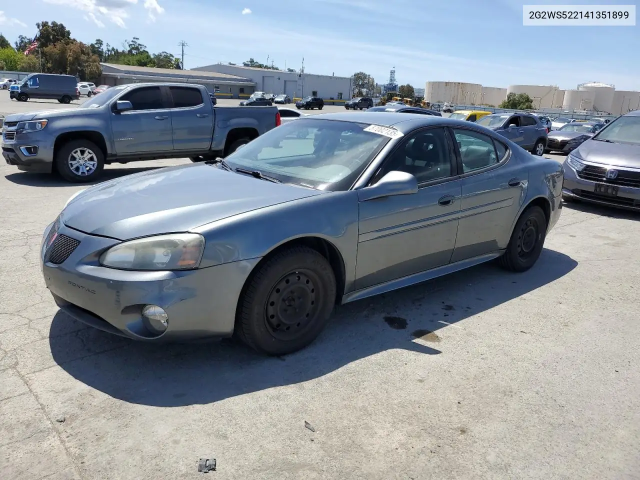 2004 Pontiac Grand Prix Gt2 VIN: 2G2WS522141351899 Lot: 57002135