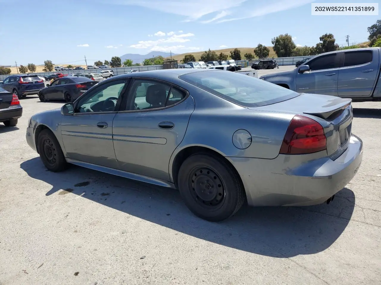 2004 Pontiac Grand Prix Gt2 VIN: 2G2WS522141351899 Lot: 57002135