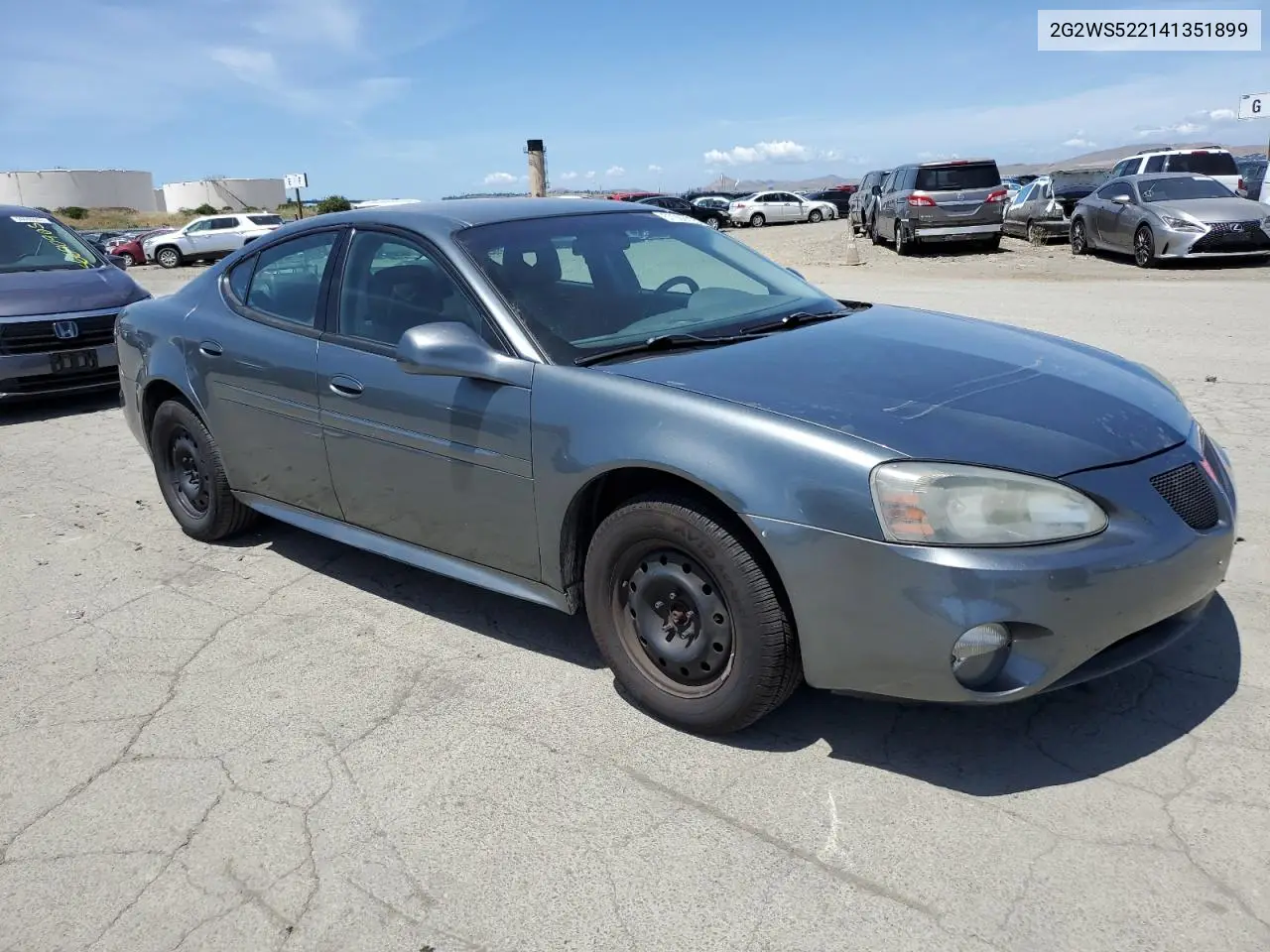 2004 Pontiac Grand Prix Gt2 VIN: 2G2WS522141351899 Lot: 57002135