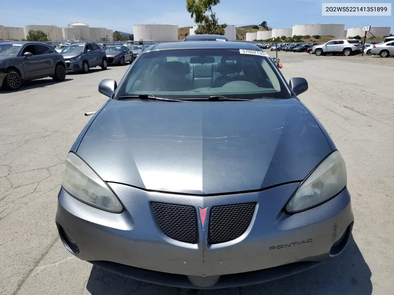 2004 Pontiac Grand Prix Gt2 VIN: 2G2WS522141351899 Lot: 57002135