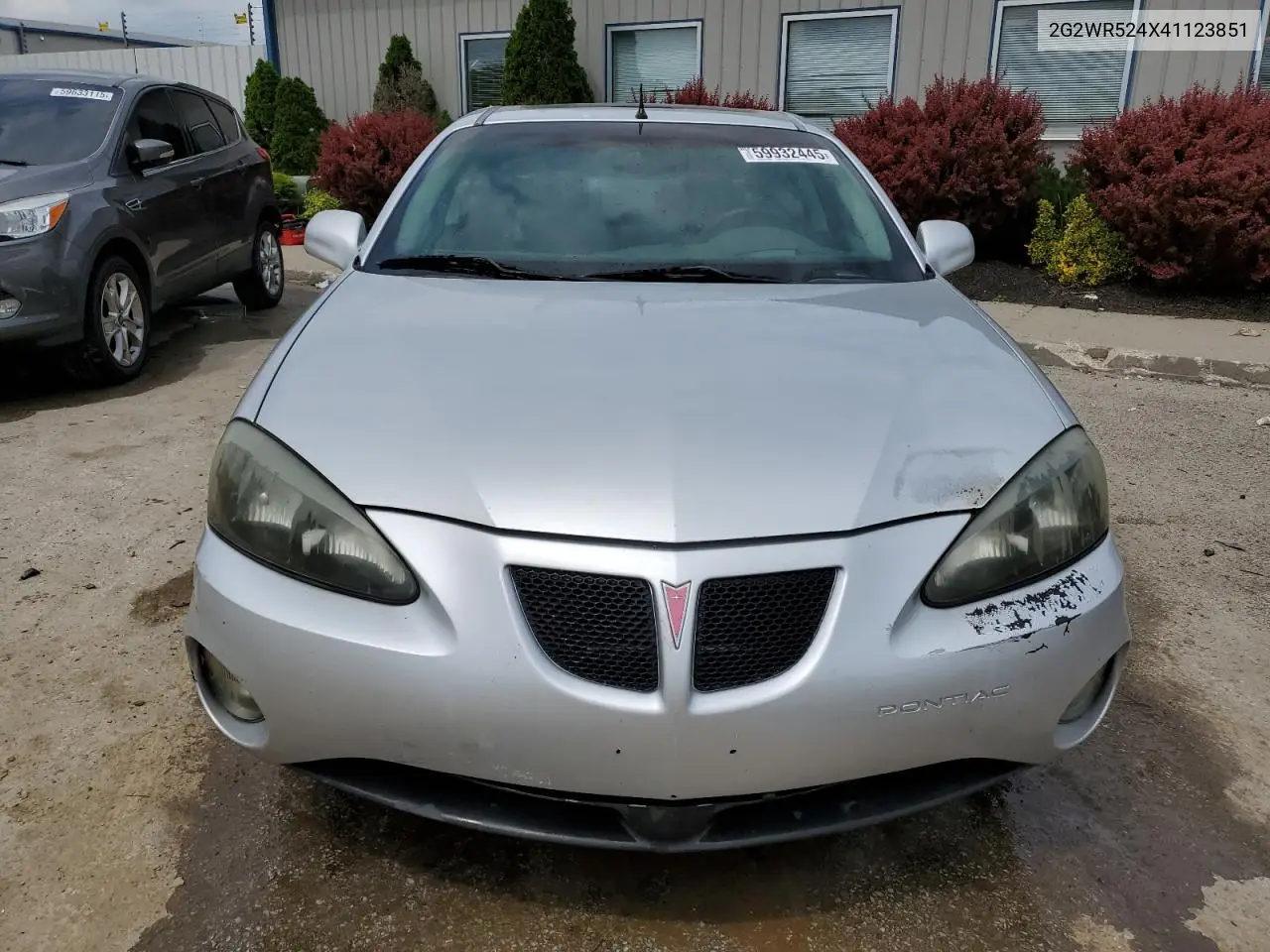 2004 Pontiac Grand Prix Gtp VIN: 2G2WR524X41123851 Lot: 59932445