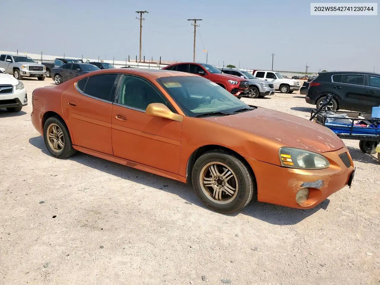 2004 Pontiac Grand Prix Gt2 VIN: 2G2WS542741230744 Lot: 61493545
