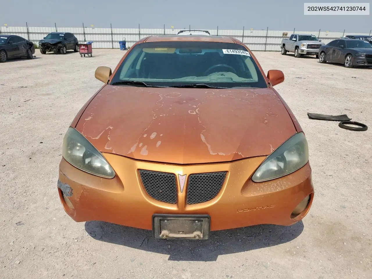 2004 Pontiac Grand Prix Gt2 VIN: 2G2WS542741230744 Lot: 61493545