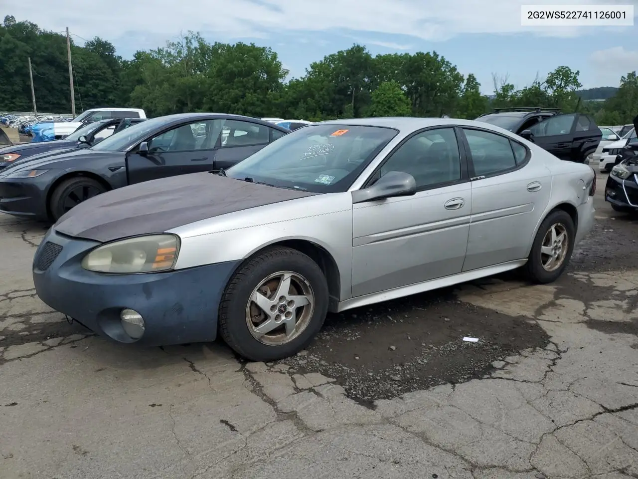 2004 Pontiac Grand Prix Gt2 VIN: 2G2WS522741126001 Lot: 63020325