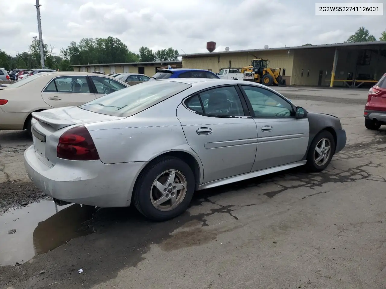 2004 Pontiac Grand Prix Gt2 VIN: 2G2WS522741126001 Lot: 63020325