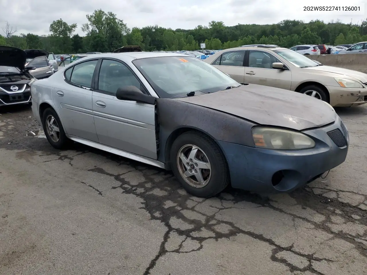 2004 Pontiac Grand Prix Gt2 VIN: 2G2WS522741126001 Lot: 63020325