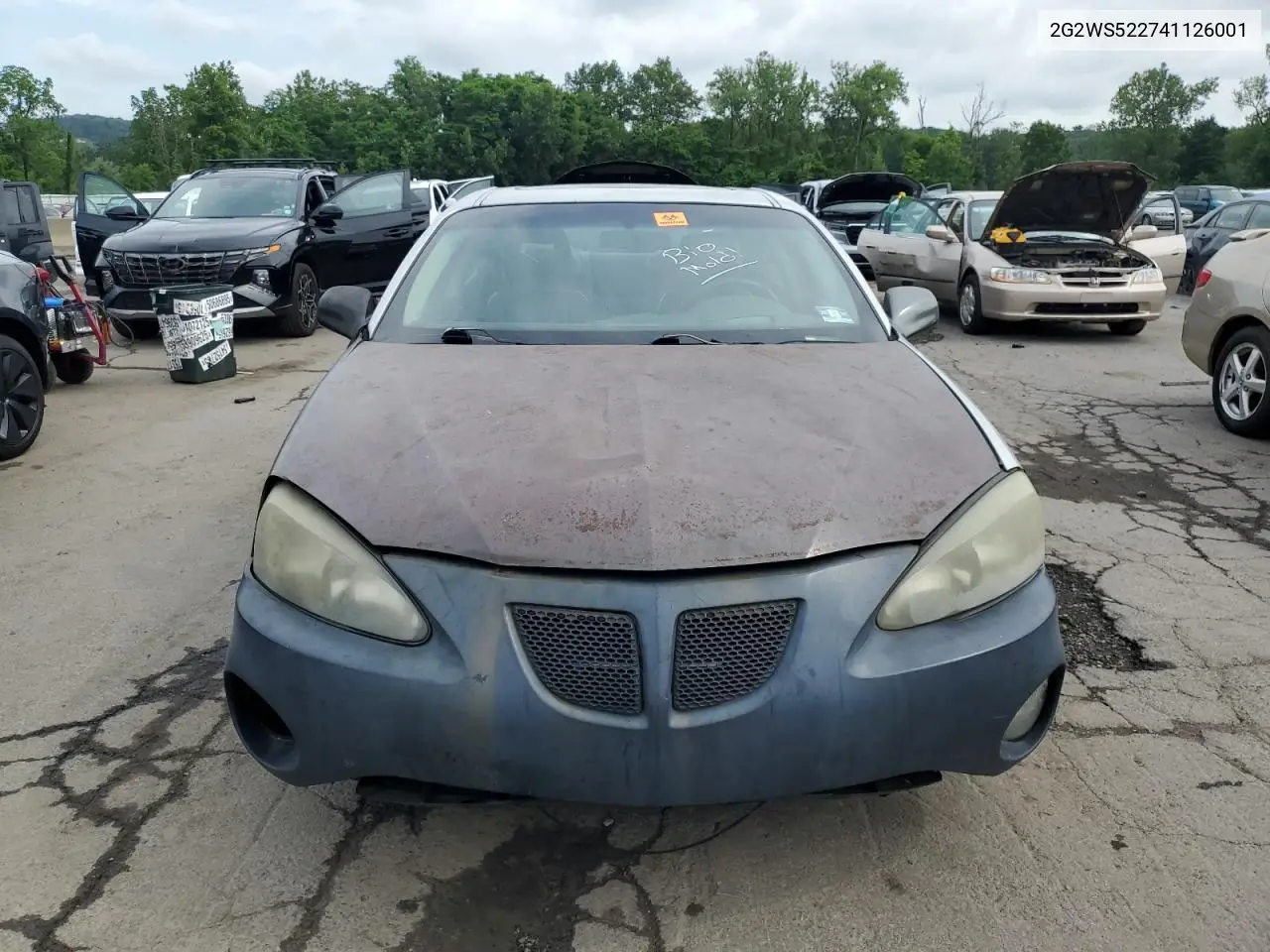 2004 Pontiac Grand Prix Gt2 VIN: 2G2WS522741126001 Lot: 63020325