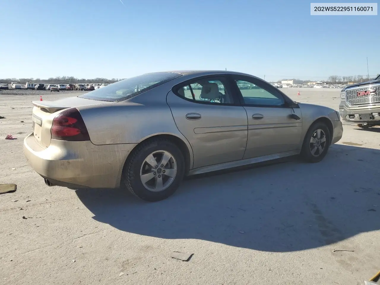 2005 Pontiac Grand Prix Gt VIN: 2G2WS522951160071 Lot: 47428765