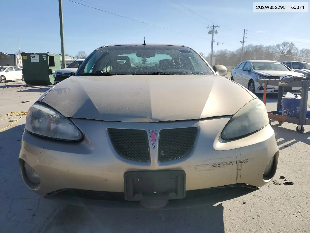 2005 Pontiac Grand Prix Gt VIN: 2G2WS522951160071 Lot: 47428765