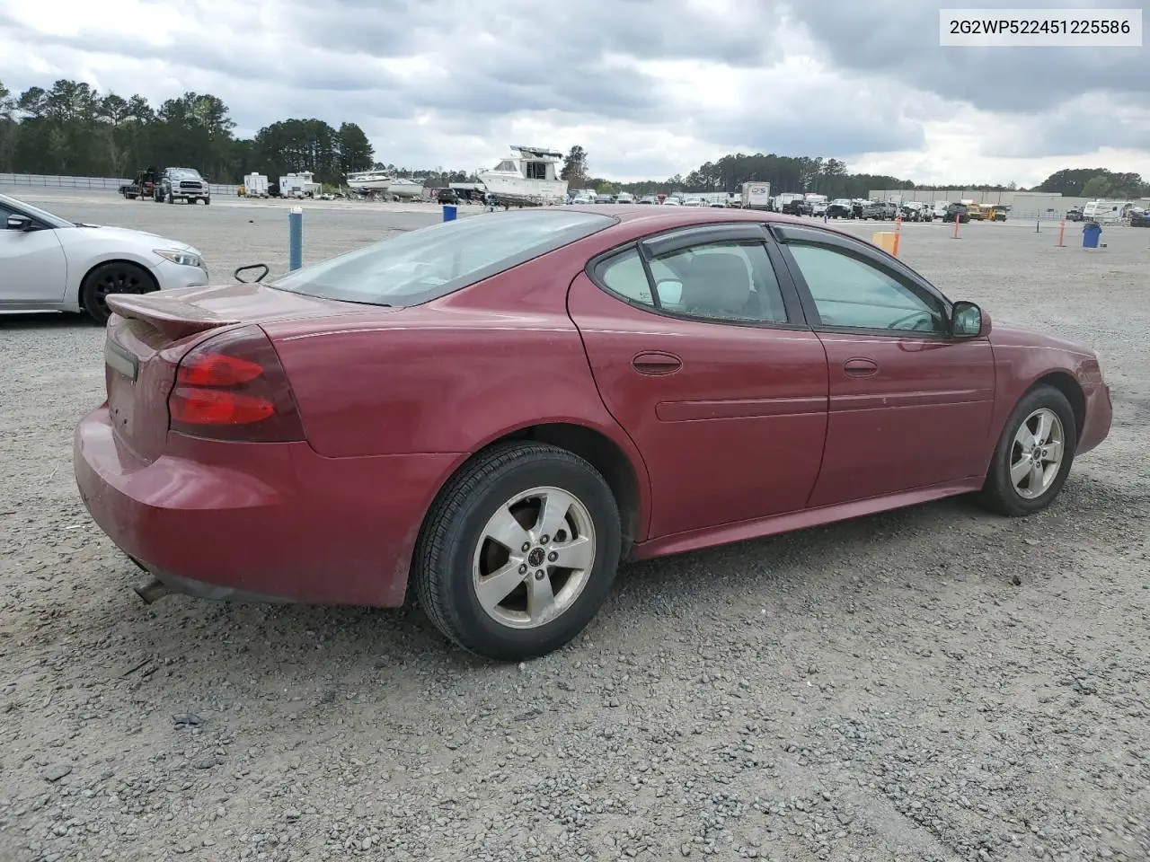 2005 Pontiac Grand Prix VIN: 2G2WP522451225586 Lot: 51240485