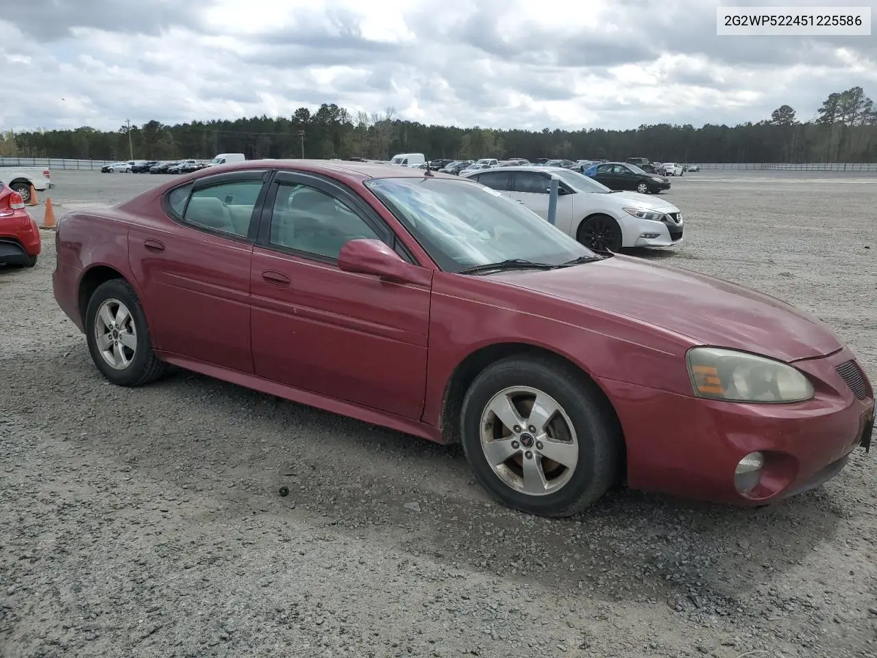 2005 Pontiac Grand Prix VIN: 2G2WP522451225586 Lot: 51240485