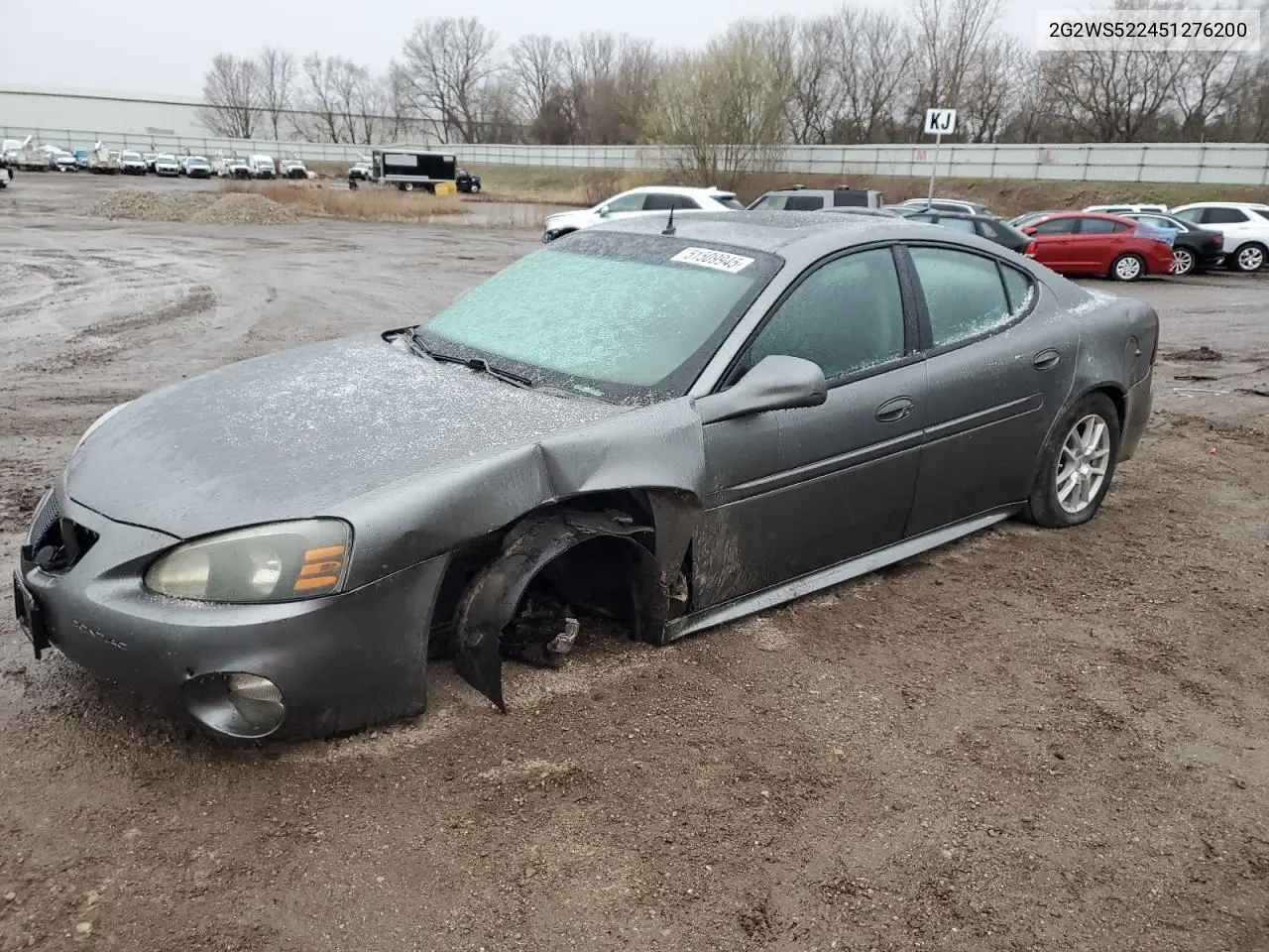 2005 Pontiac Grand Prix Gt VIN: 2G2WS522451276200 Lot: 51509945