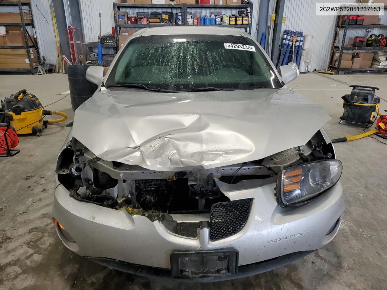 2005 Pontiac Grand Prix VIN: 2G2WP522051237153 Lot: 54293235