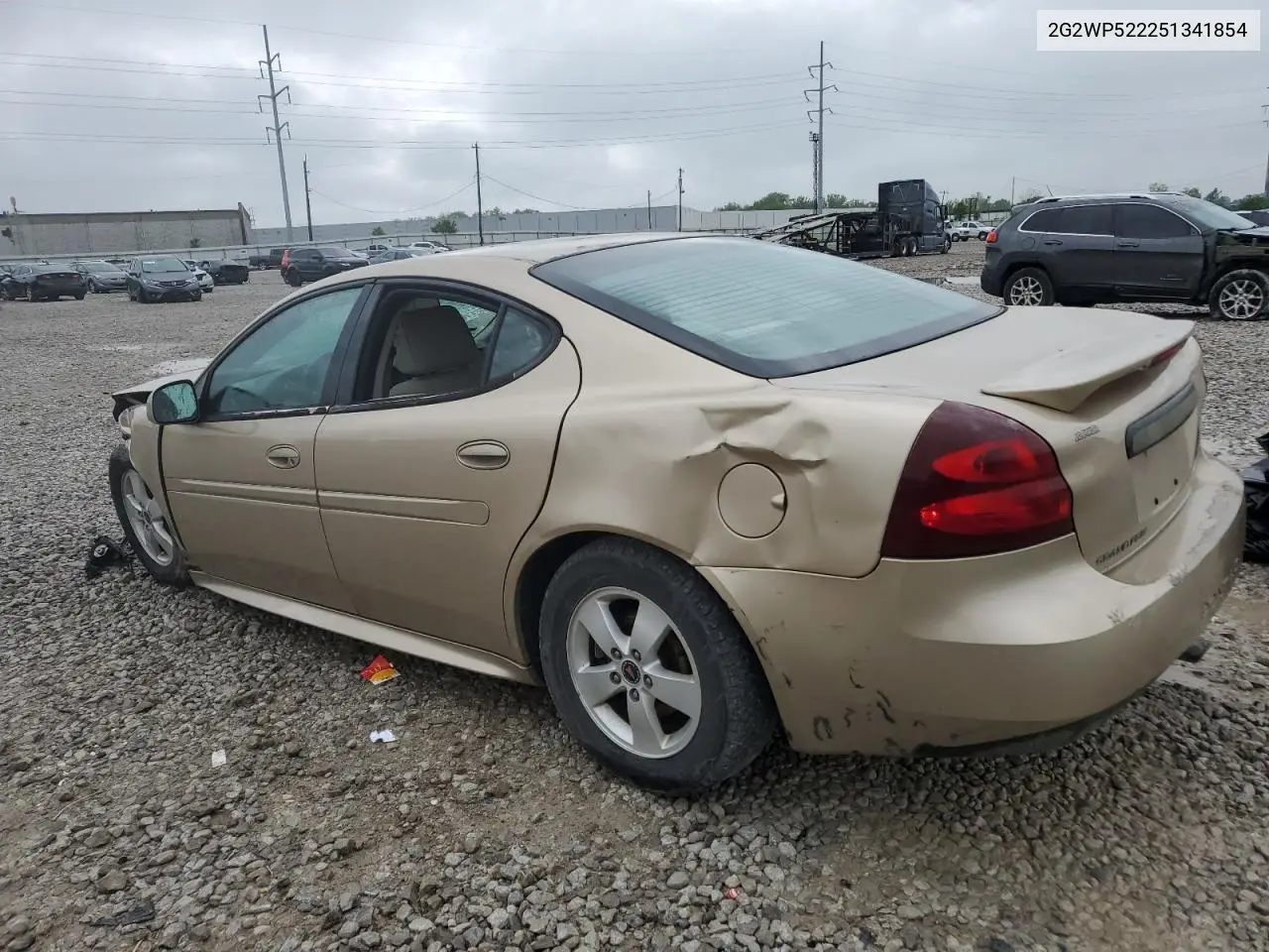 2005 Pontiac Grand Prix VIN: 2G2WP522251341854 Lot: 55621585