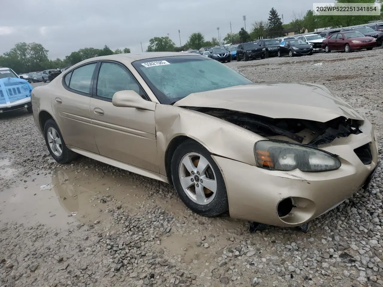 2005 Pontiac Grand Prix VIN: 2G2WP522251341854 Lot: 55621585