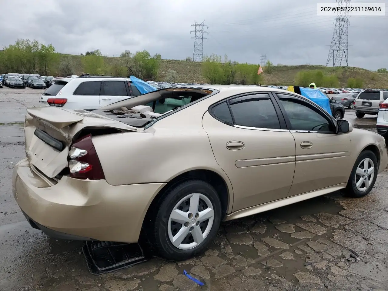2005 Pontiac Grand Prix VIN: 2G2WP522251169616 Lot: 55975445
