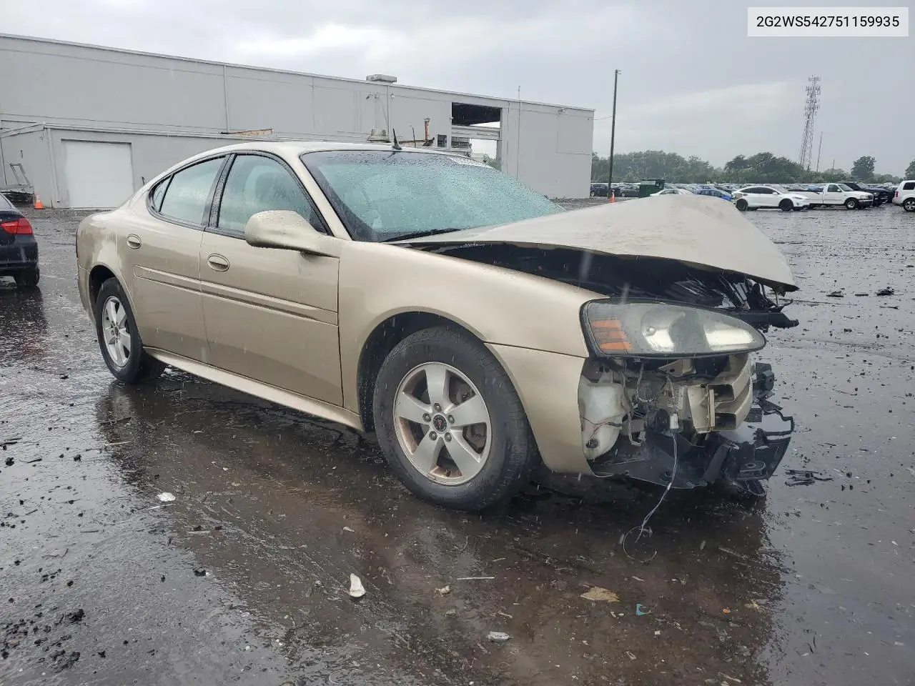 2005 Pontiac Grand Prix Gt VIN: 2G2WS542751159935 Lot: 60288675