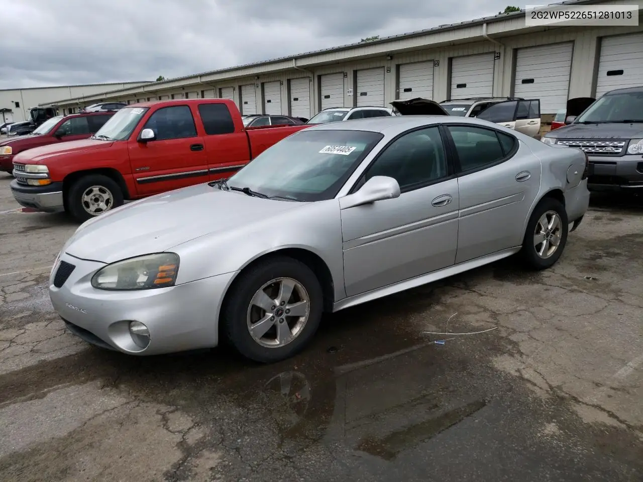 2005 Pontiac Grand Prix VIN: 2G2WP522651281013 Lot: 60574405