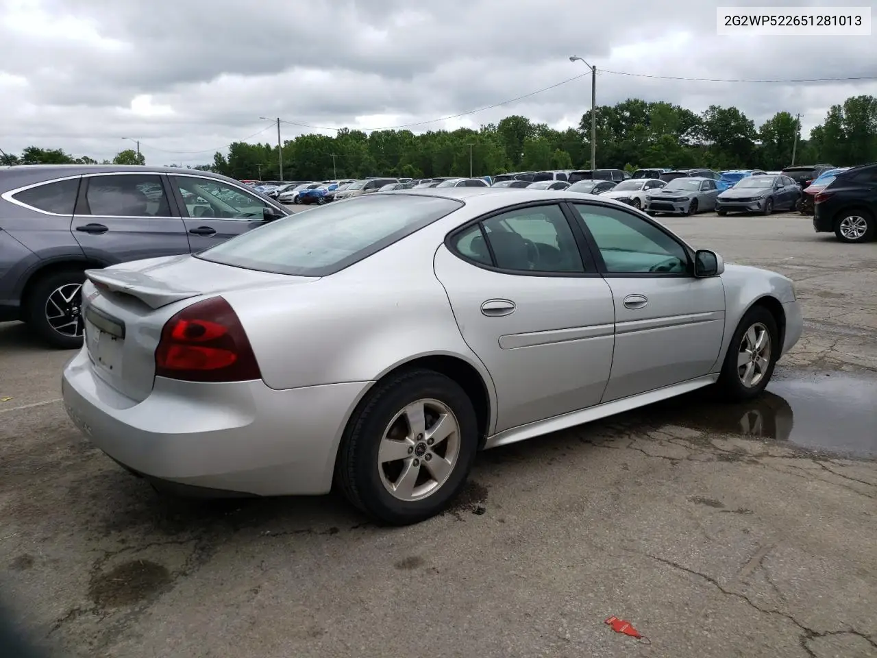 2005 Pontiac Grand Prix VIN: 2G2WP522651281013 Lot: 60574405