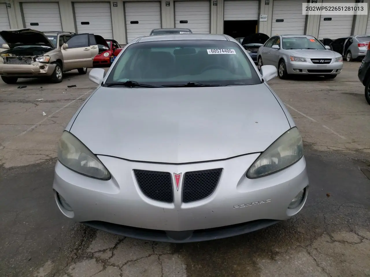 2005 Pontiac Grand Prix VIN: 2G2WP522651281013 Lot: 60574405