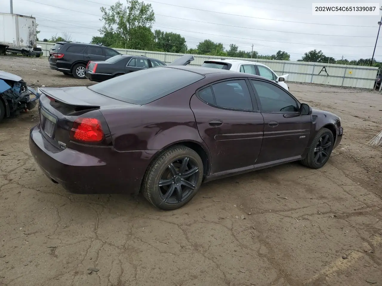 2005 Pontiac Grand Prix Gxp VIN: 2G2WC54C651339087 Lot: 62283945