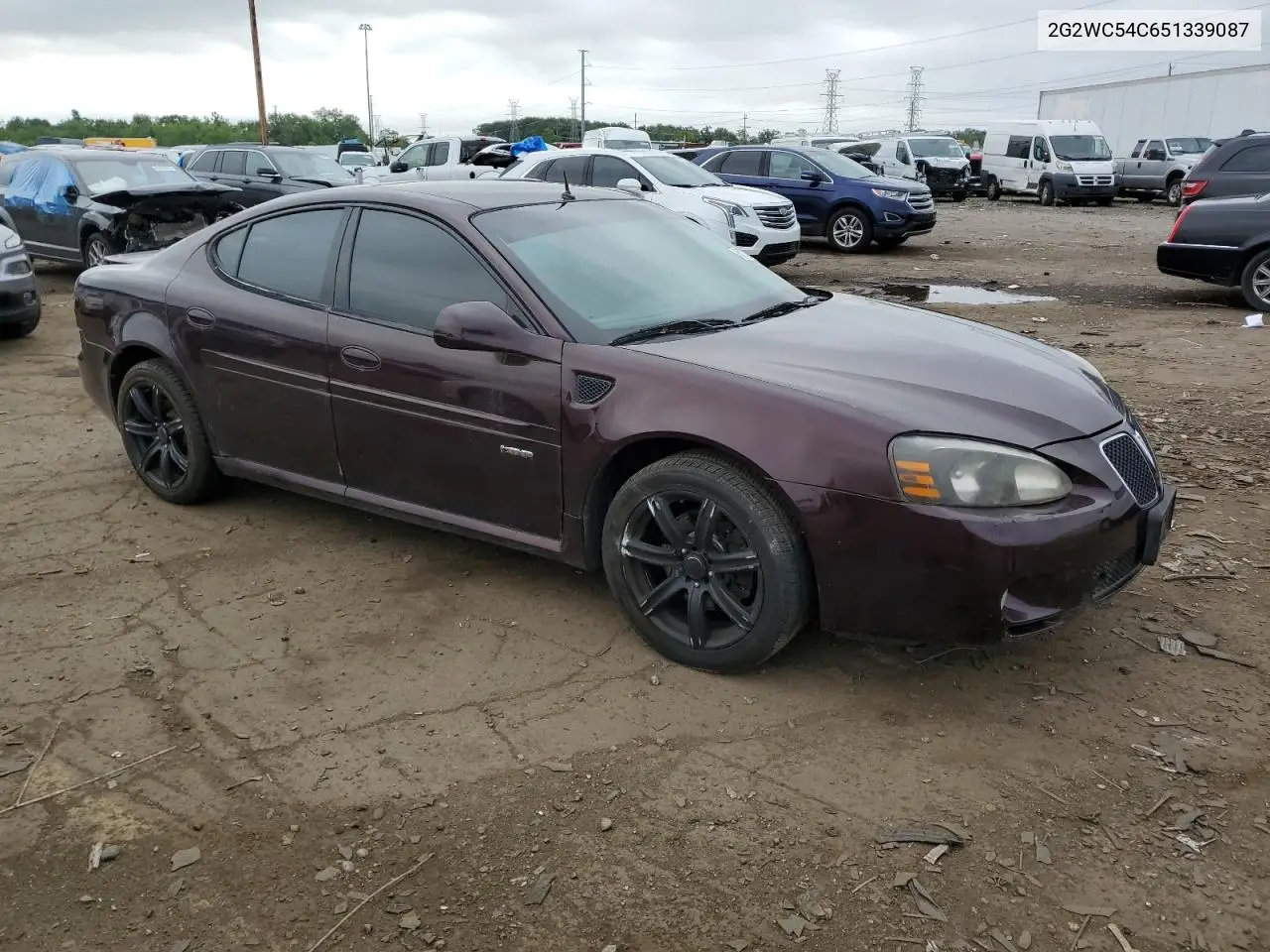 2005 Pontiac Grand Prix Gxp VIN: 2G2WC54C651339087 Lot: 62283945