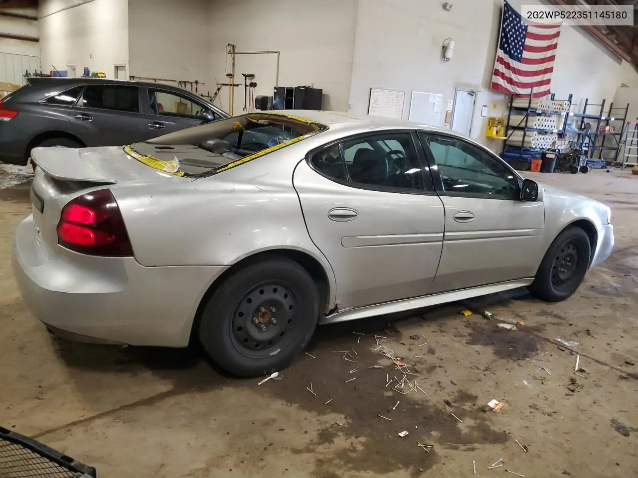 2005 Pontiac Grand Prix VIN: 2G2WP522351145180 Lot: 62557175