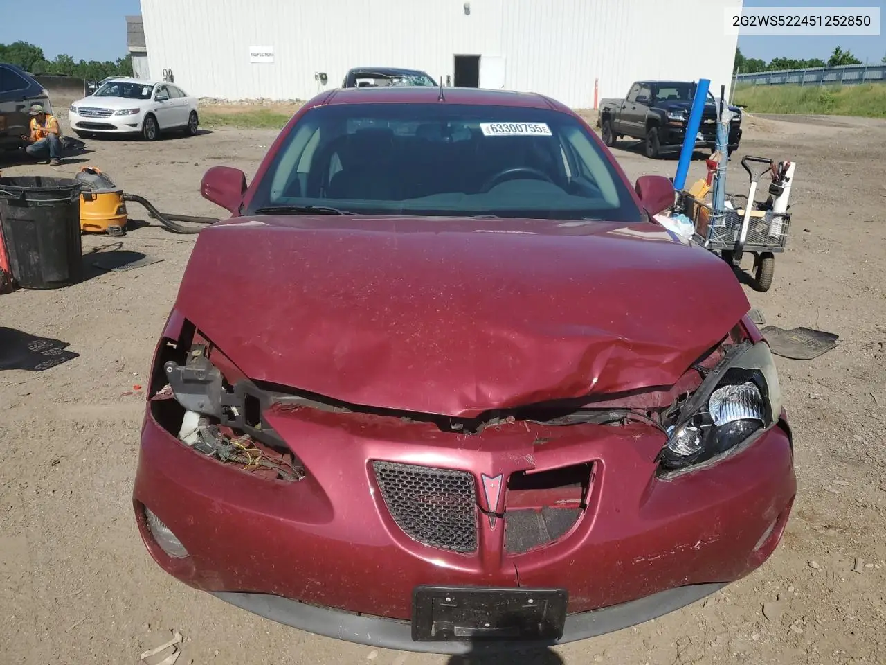 2005 Pontiac Grand Prix Gt VIN: 2G2WS522451252850 Lot: 63300755