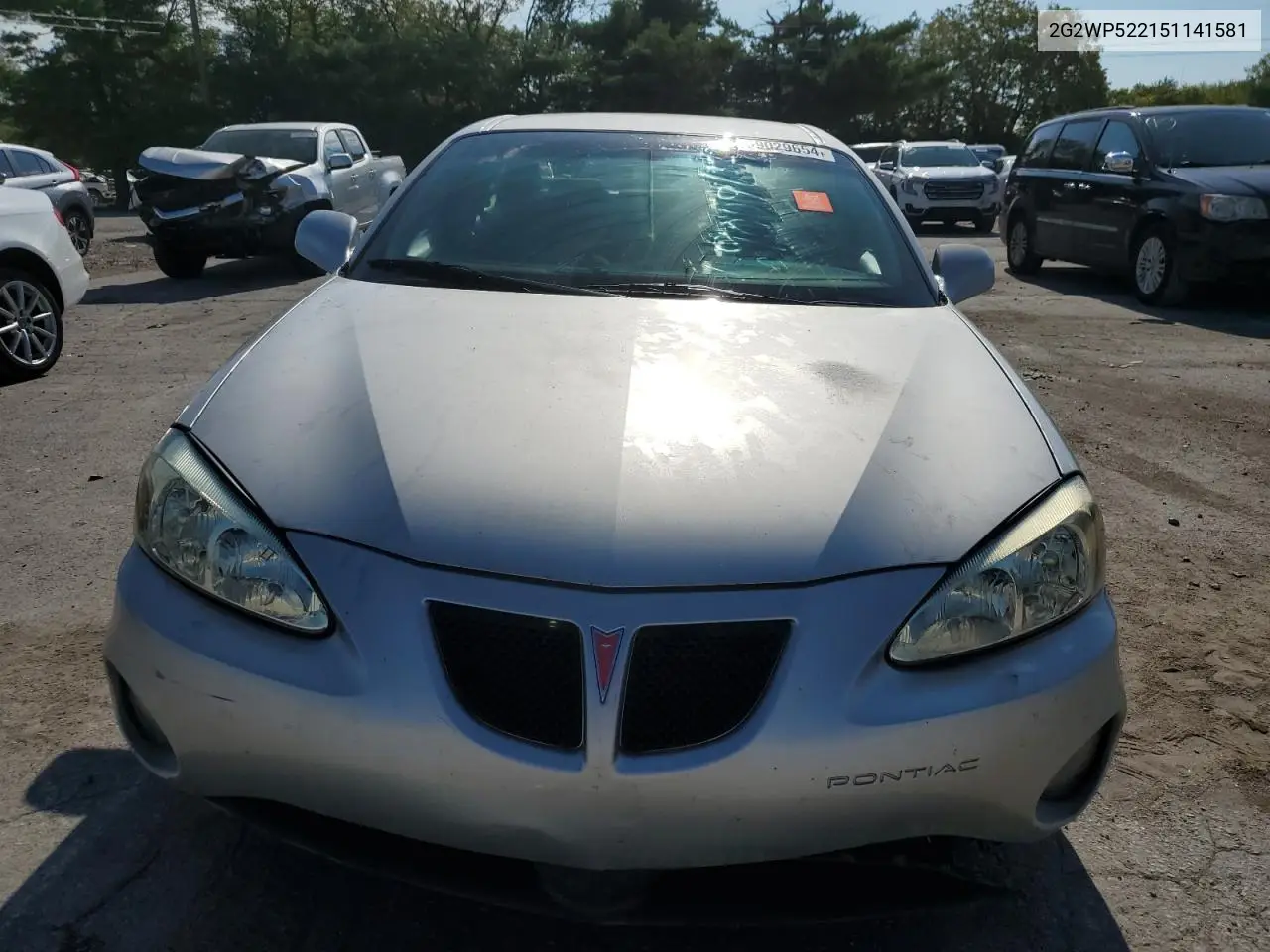 2005 Pontiac Grand Prix VIN: 2G2WP522151141581 Lot: 69029654