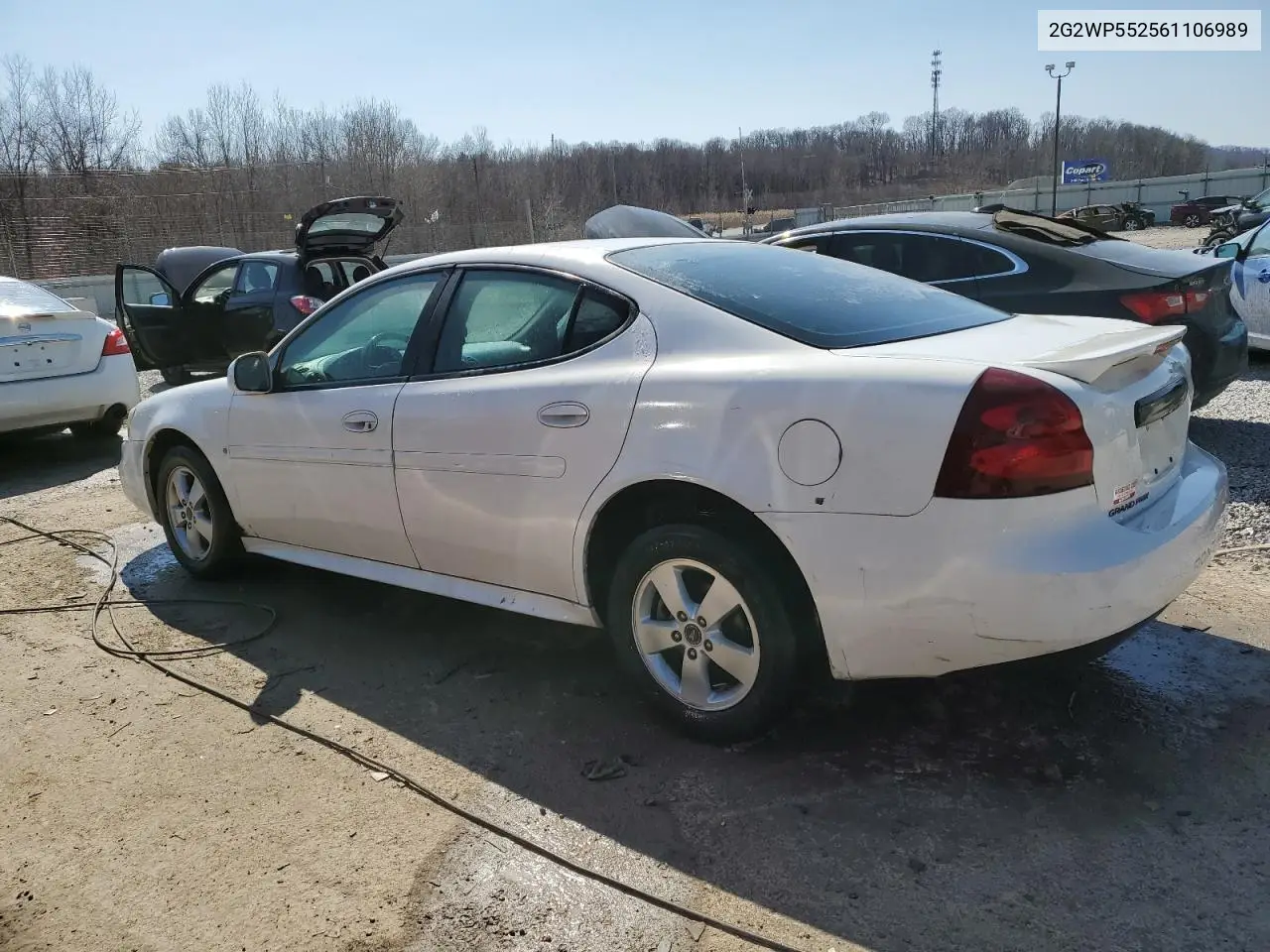 2006 Pontiac Grand Prix VIN: 2G2WP552561106989 Lot: 47416235