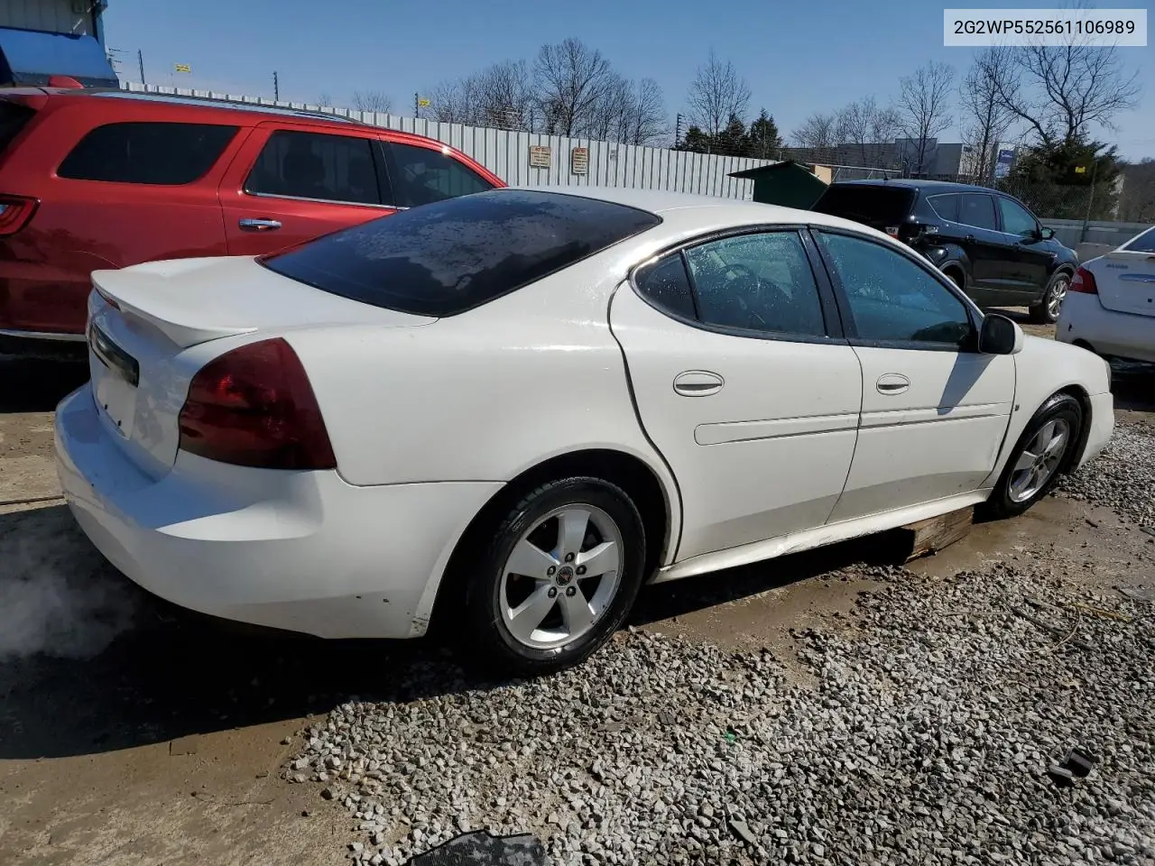 2006 Pontiac Grand Prix VIN: 2G2WP552561106989 Lot: 47416235