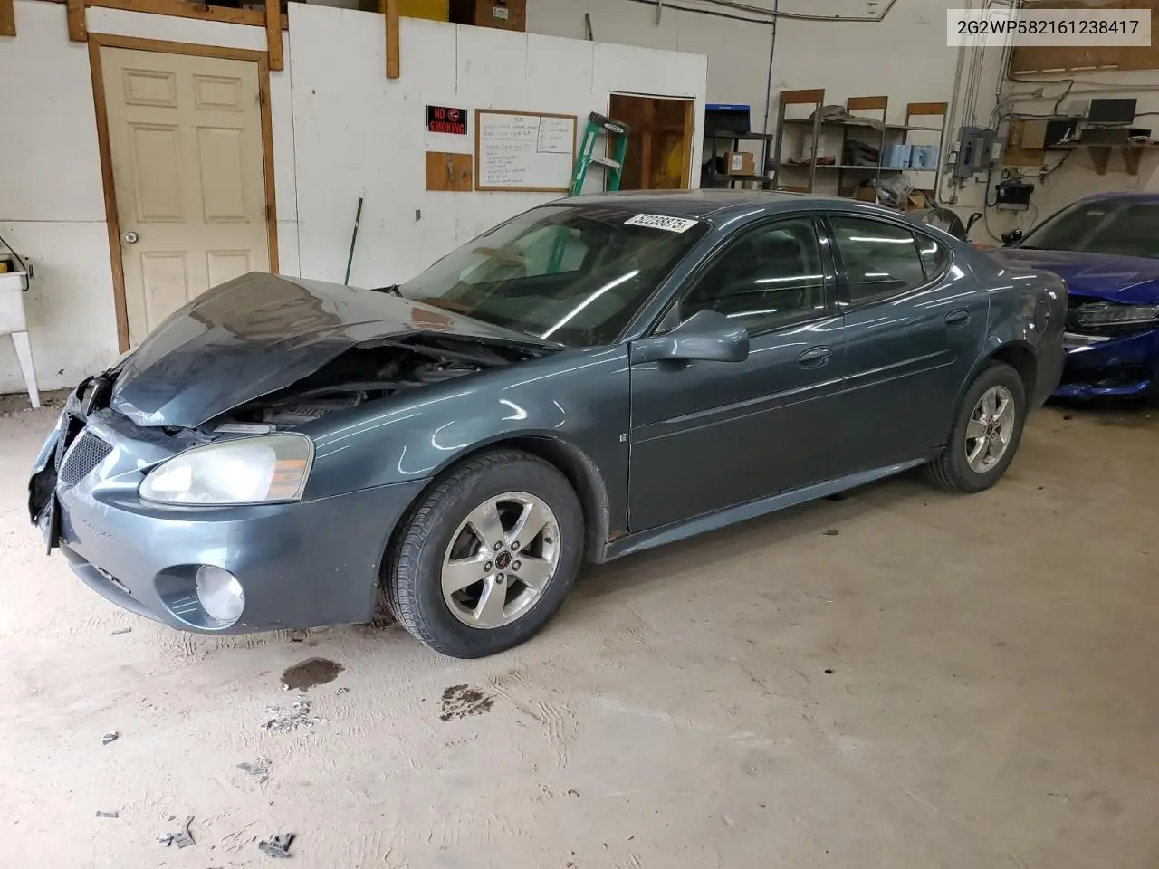 2006 Pontiac Grand Prix VIN: 2G2WP582161238417 Lot: 52238875