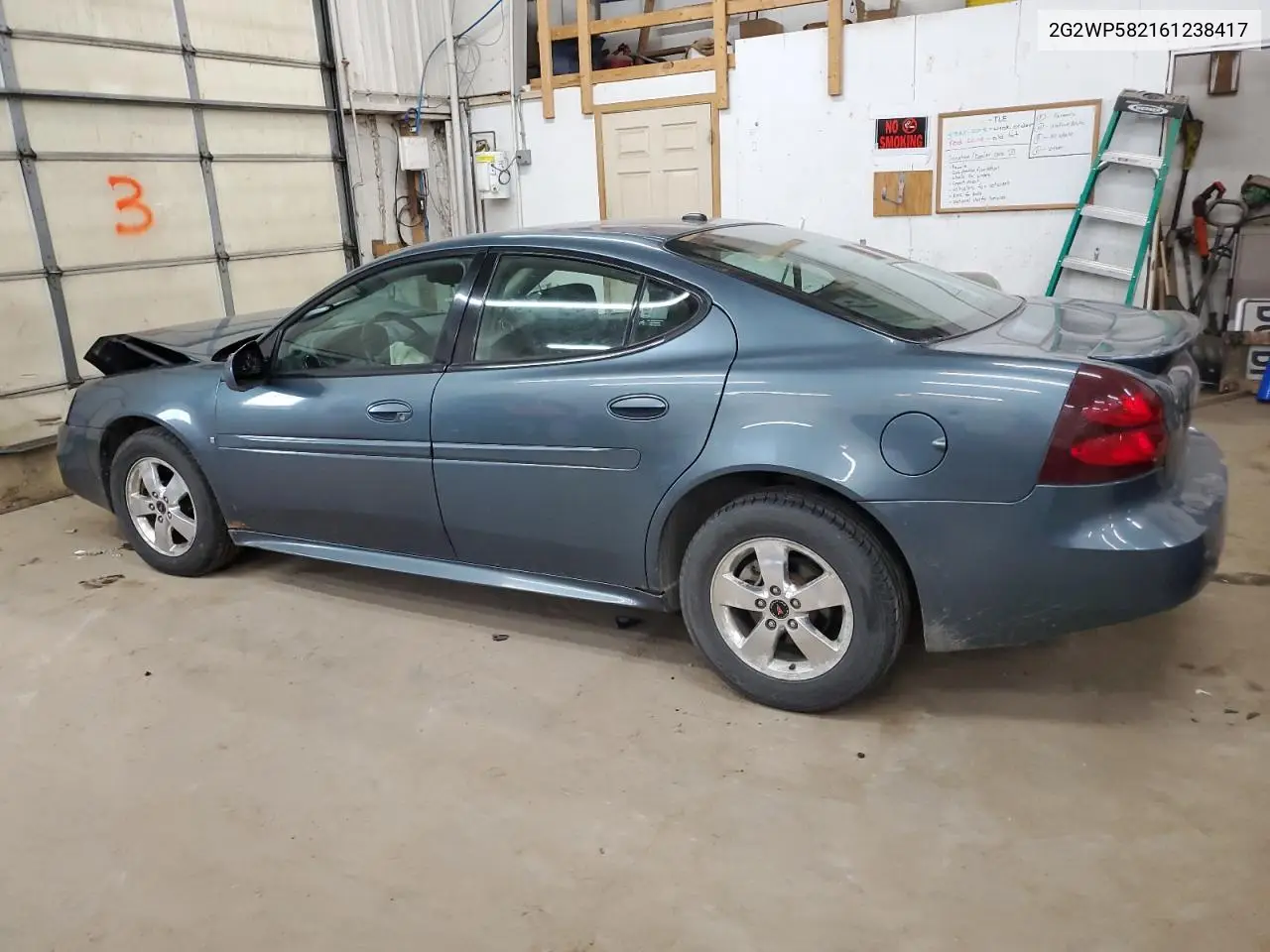 2006 Pontiac Grand Prix VIN: 2G2WP582161238417 Lot: 52238875