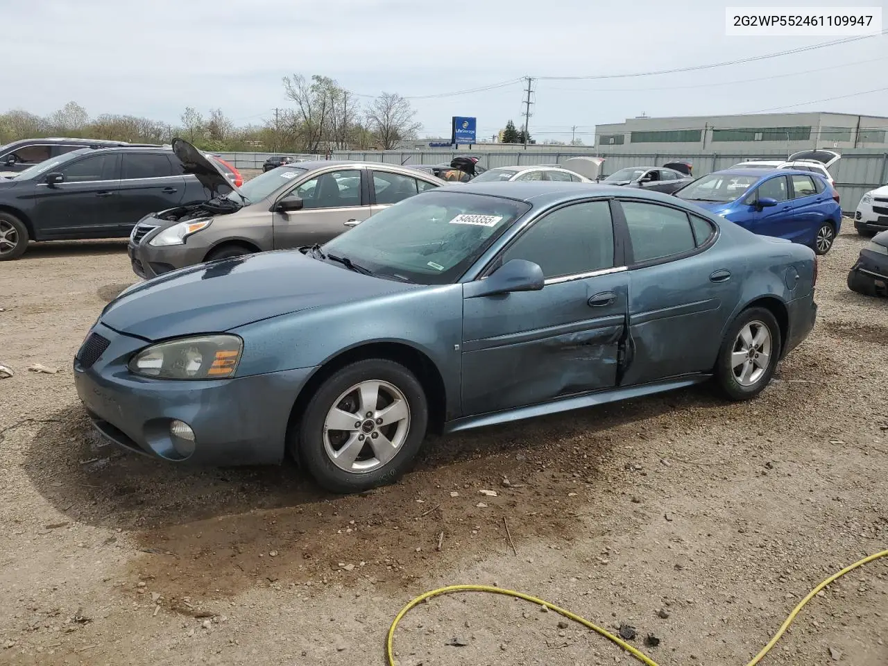 2006 Pontiac Grand Prix VIN: 2G2WP552461109947 Lot: 54603355