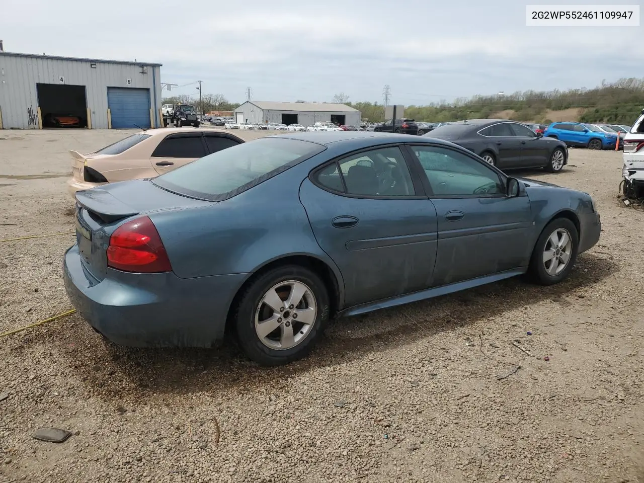 2006 Pontiac Grand Prix VIN: 2G2WP552461109947 Lot: 54603355