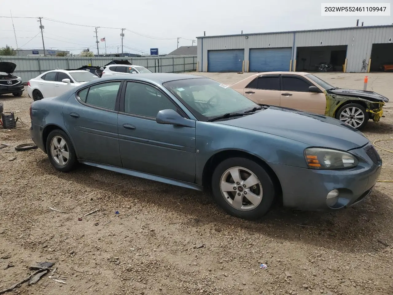 2006 Pontiac Grand Prix VIN: 2G2WP552461109947 Lot: 54603355