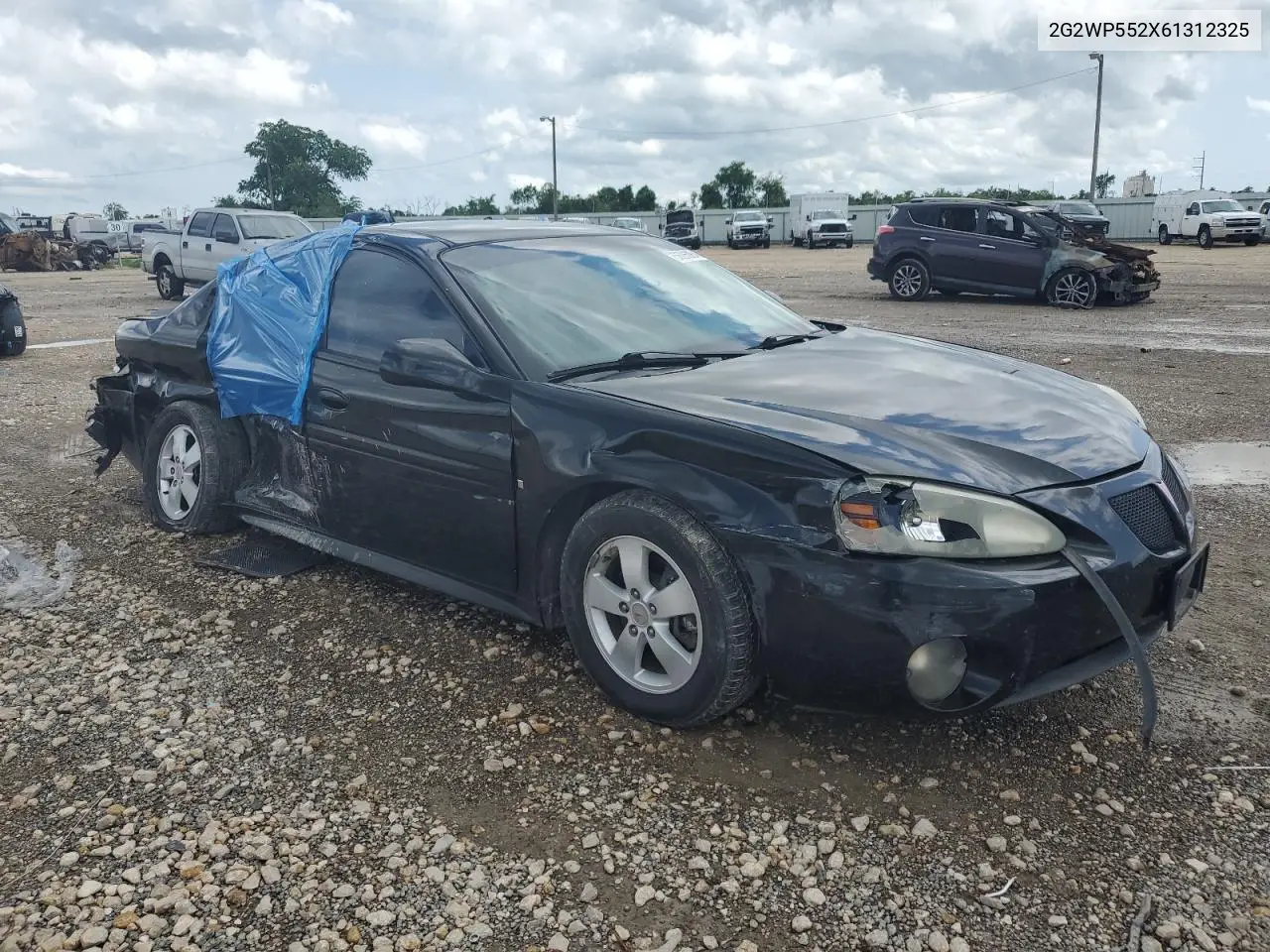 2006 Pontiac Grand Prix VIN: 2G2WP552X61312325 Lot: 56060845